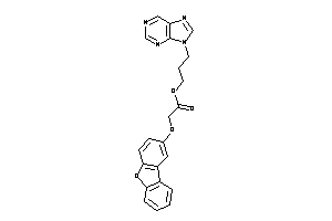 2-dibenzofuran-2-yloxyacetic Acid 3-purin-9-ylpropyl Ester