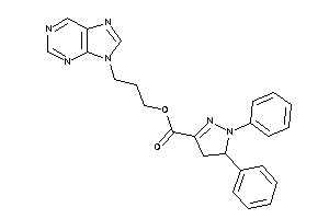 1,5-diphenyl-2-pyrazoline-3-carboxylic Acid 3-purin-9-ylpropyl Ester