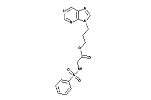 2-(benzenesulfonamido)acetic Acid 3-purin-9-ylpropyl Ester