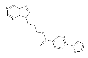 6-(2-thienyl)nicotin 3-purin-9-ylpropyl Ester