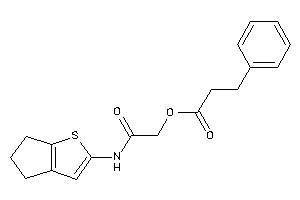 3-phenylpropionic Acid [2-(5,6-dihydro-4H-cyclopenta[b]thiophen-2-ylamino)-2-keto-ethyl] Ester