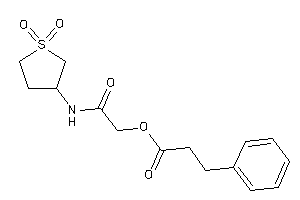 3-phenylpropionic Acid [2-[(1,1-diketothiolan-3-yl)amino]-2-keto-ethyl] Ester