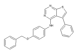 (4-benzoxyphenyl)-(5-phenylthieno[2,3-d]pyrimidin-4-yl)amine