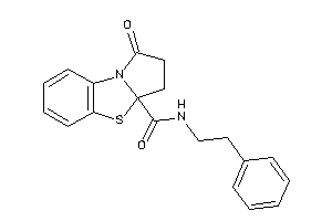 1-keto-N-phenethyl-2,3-dihydropyrrolo[2,1-b][1,3]benzothiazole-3a-carboxamide