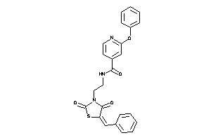 N-[2-(5-benzal-2,4-diketo-thiazolidin-3-yl)ethyl]-2-phenoxy-isonicotinamide