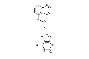 3-(2,6-diketo-3,7-dihydropurin-8-yl)-N-(5-quinolyl)propionamide