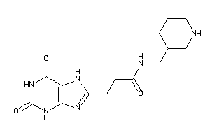 3-(2,6-diketo-3,7-dihydropurin-8-yl)-N-(3-piperidylmethyl)propionamide