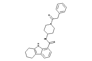 N-[1-(2-phenylacetyl)-4-piperidyl]-6,7,8,9-tetrahydro-5H-carbazole-1-carboxamide