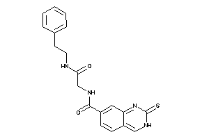 N-[2-keto-2-(phenethylamino)ethyl]-2-thioxo-3H-quinazoline-7-carboxamide