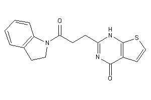 2-(3-indolin-1-yl-3-keto-propyl)-1H-thieno[2,3-d]pyrimidin-4-one