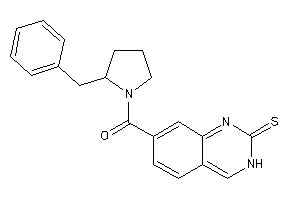 (2-benzylpyrrolidino)-(2-thioxo-3H-quinazolin-7-yl)methanone