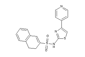 N-[4-(4-pyridyl)thiazol-2-yl]-3,4-dihydronaphthalene-2-sulfonamide