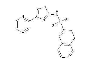 N-[4-(2-pyridyl)thiazol-2-yl]-3,4-dihydronaphthalene-2-sulfonamide