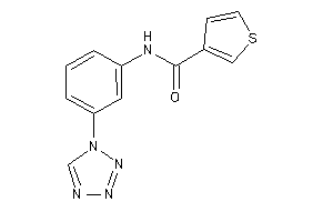 N-[3-(tetrazol-1-yl)phenyl]thiophene-3-carboxamide