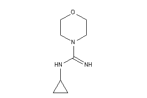 N-cyclopropylmorpholine-4-carboxamidine