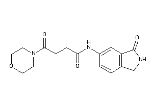 4-keto-N-(3-ketoisoindolin-5-yl)-4-morpholino-butyramide