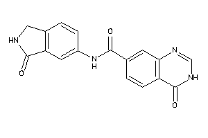 4-keto-N-(3-ketoisoindolin-5-yl)-3H-quinazoline-7-carboxamide