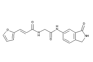 3-(2-furyl)-N-[2-keto-2-[(3-ketoisoindolin-5-yl)amino]ethyl]acrylamide