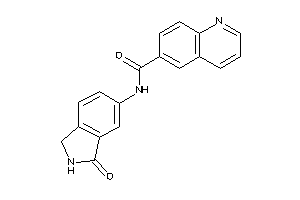 N-(3-ketoisoindolin-5-yl)quinoline-6-carboxamide