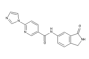 6-imidazol-1-yl-N-(3-ketoisoindolin-5-yl)nicotinamide