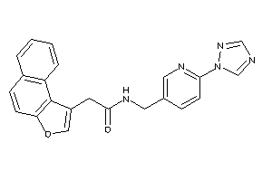 Image of 2-benzo[e]benzofuran-1-yl-N-[[6-(1,2,4-triazol-1-yl)-3-pyridyl]methyl]acetamide