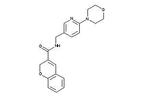 N-[(6-morpholino-3-pyridyl)methyl]-2H-chromene-3-carboxamide