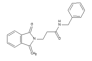 N-benzyl-3-(1-keto-3-methylene-isoindolin-2-yl)propionamide