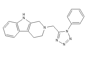 2-[(1-phenyltetrazol-5-yl)methyl]-1,3,4,9-tetrahydro-$b-carboline