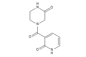 4-(2-keto-1H-pyridine-3-carbonyl)piperazin-2-one