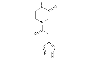 4-[2-(1H-pyrazol-4-yl)acetyl]piperazin-2-one