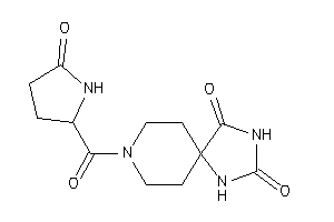 Image of 8-pyroglutamoyl-2,4,8-triazaspiro[4.5]decane-1,3-quinone