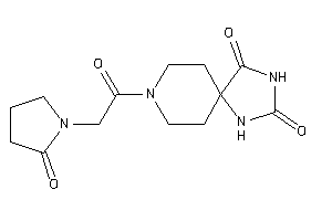 8-[2-(2-ketopyrrolidino)acetyl]-2,4,8-triazaspiro[4.5]decane-1,3-quinone