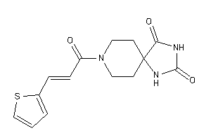 8-[3-(2-thienyl)acryloyl]-2,4,8-triazaspiro[4.5]decane-1,3-quinone