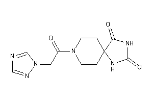 Image of 8-[2-(1,2,4-triazol-1-yl)acetyl]-2,4,8-triazaspiro[4.5]decane-1,3-quinone
