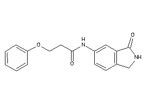 N-(3-ketoisoindolin-5-yl)-3-phenoxy-propionamide