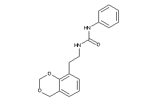 1-[2-(4H-1,3-benzodioxin-8-yl)ethyl]-3-phenyl-urea