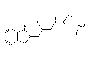 1-[(1,1-diketothiolan-3-yl)amino]-3-indolin-2-ylidene-acetone