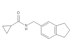 N-(indan-5-ylmethyl)cyclopropanecarboxamide