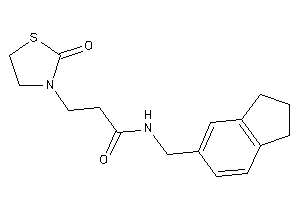 N-(indan-5-ylmethyl)-3-(2-ketothiazolidin-3-yl)propionamide