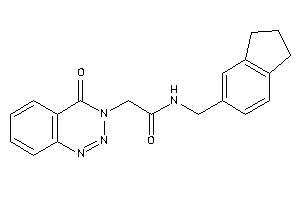 N-(indan-5-ylmethyl)-2-(4-keto-1,2,3-benzotriazin-3-yl)acetamide