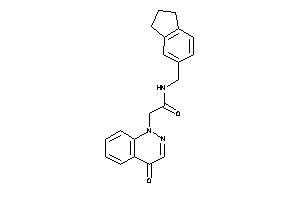 N-(indan-5-ylmethyl)-2-(4-ketocinnolin-1-yl)acetamide