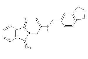 N-(indan-5-ylmethyl)-2-(1-keto-3-methylene-isoindolin-2-yl)acetamide