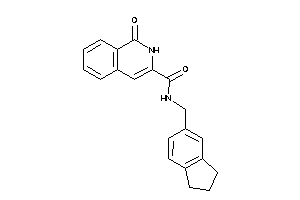 N-(indan-5-ylmethyl)-1-keto-2H-isoquinoline-3-carboxamide