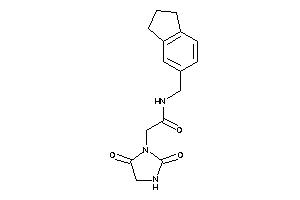 2-(2,5-diketoimidazolidin-1-yl)-N-(indan-5-ylmethyl)acetamide