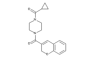 [4-(2H-chromene-3-carbonyl)piperazino]-cyclopropyl-methanone