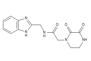 N-(1H-benzimidazol-2-ylmethyl)-2-(2,3-diketopiperazino)acetamide