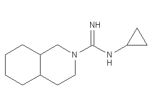 N-cyclopropyl-3,4,4a,5,6,7,8,8a-octahydro-1H-isoquinoline-2-carboxamidine