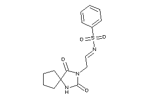 N-[2-(2,4-diketo-1,3-diazaspiro[4.4]nonan-3-yl)ethylidene]benzenesulfonamide