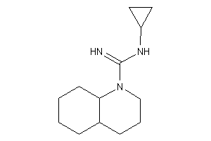 N-cyclopropyl-3,4,4a,5,6,7,8,8a-octahydro-2H-quinoline-1-carboxamidine