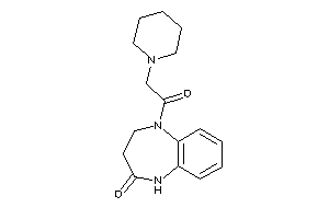 1-(2-piperidinoacetyl)-3,5-dihydro-2H-1,5-benzodiazepin-4-one